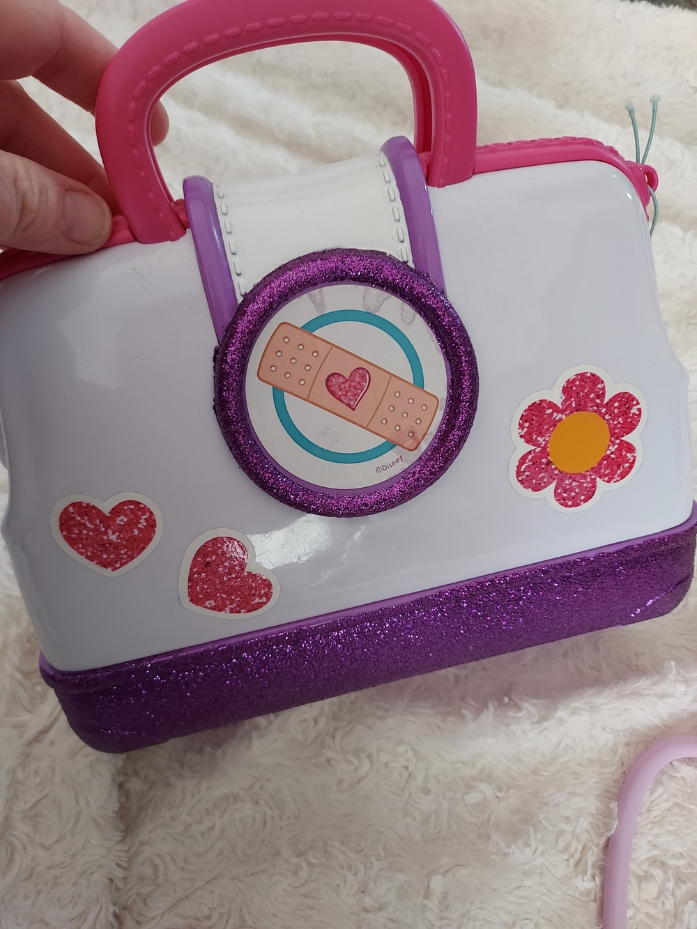 Disney Doc McStuffins Lab Coat Bag Stethoscope & Prescription Notebook Playset - Picture 6 of 14